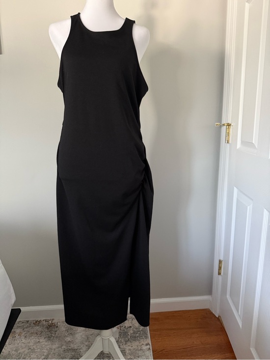 a new day Dresses & Skirts - a new day Black Sleeveless Maxi Dress with Side Twist Size L